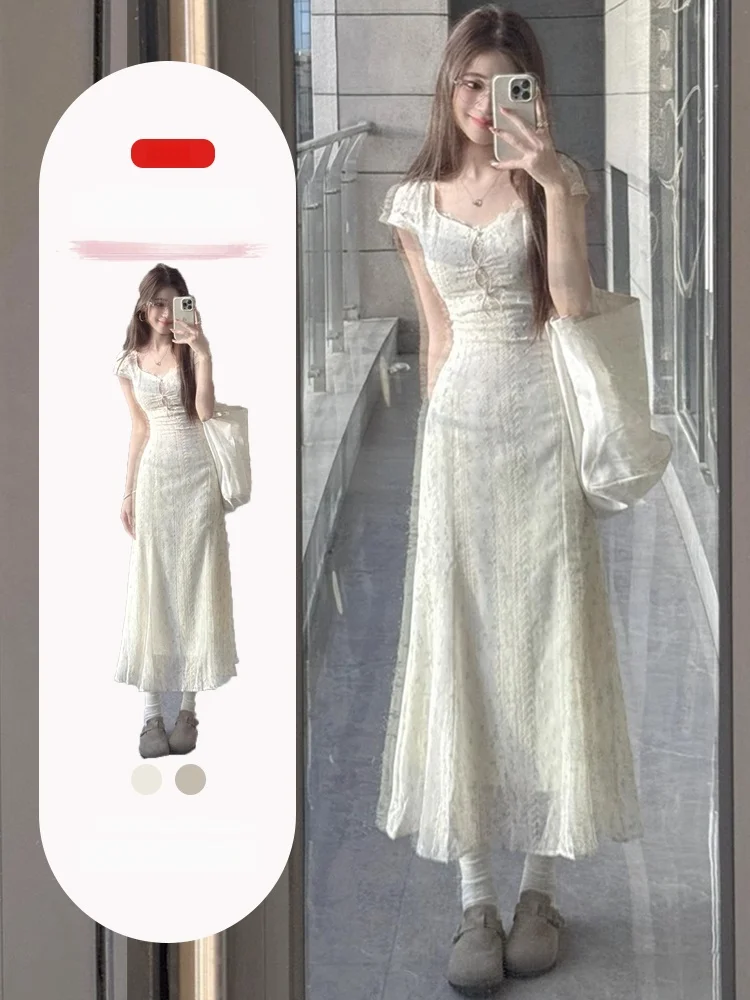 Ele été nouvelle femme Dr taille-accrochée jupe longue imprimé fleuri a-ligne Midi Dr minceur dissimulant tissu doux