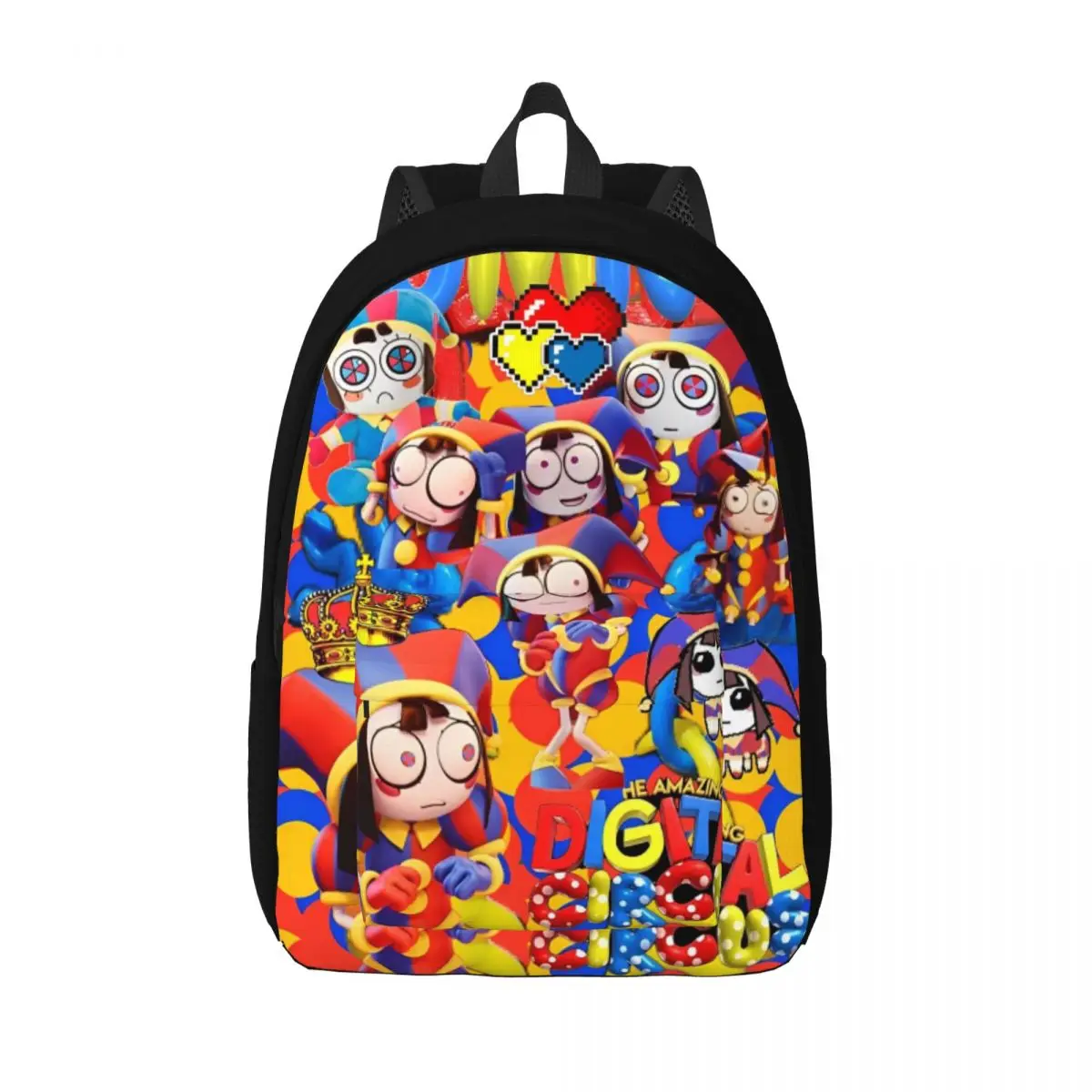 

Pomni From The Amazing Digital Circus! Backpack Elementary High College School Student Cartoon Bookbag Teens Daypack Lightweight