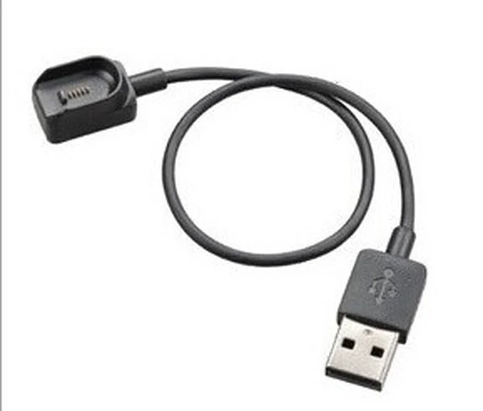 Carregador USB com cabo de carregamento, Carregador para Plantronics Voyager, Bluetooth, Legenda