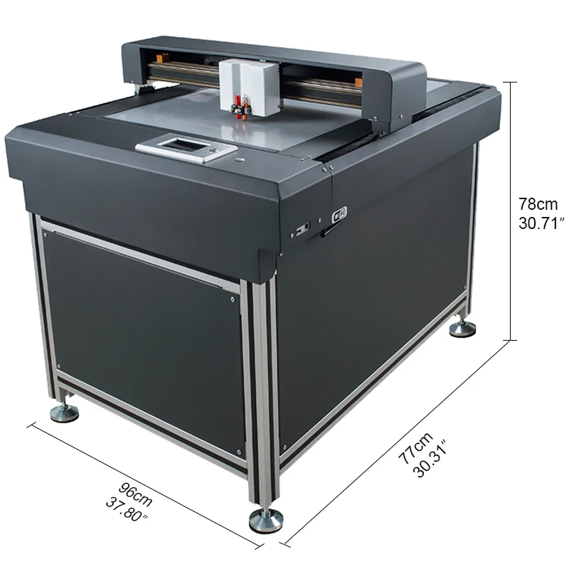 Máquina de Corte Digital Neumática de Cama Plana con Adsorción Automática para Vinilo, Plotter de Cama Plana, Cortadora de Cama Plana 6090