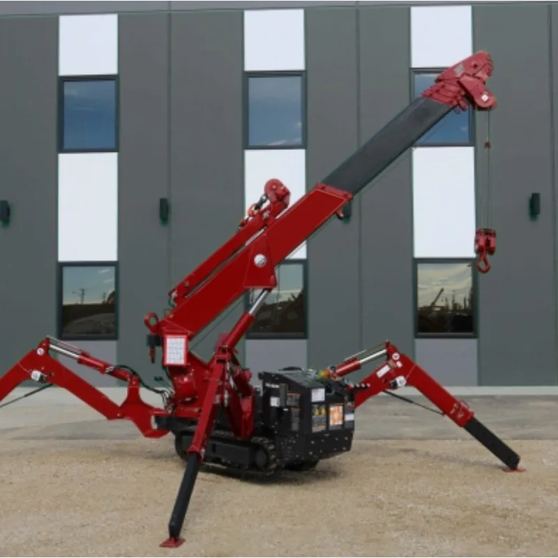 Electric Spider Crane Portable Lifting Crane Machine Build Crawler 2t 3t 5t 8t Mini Spider Crane