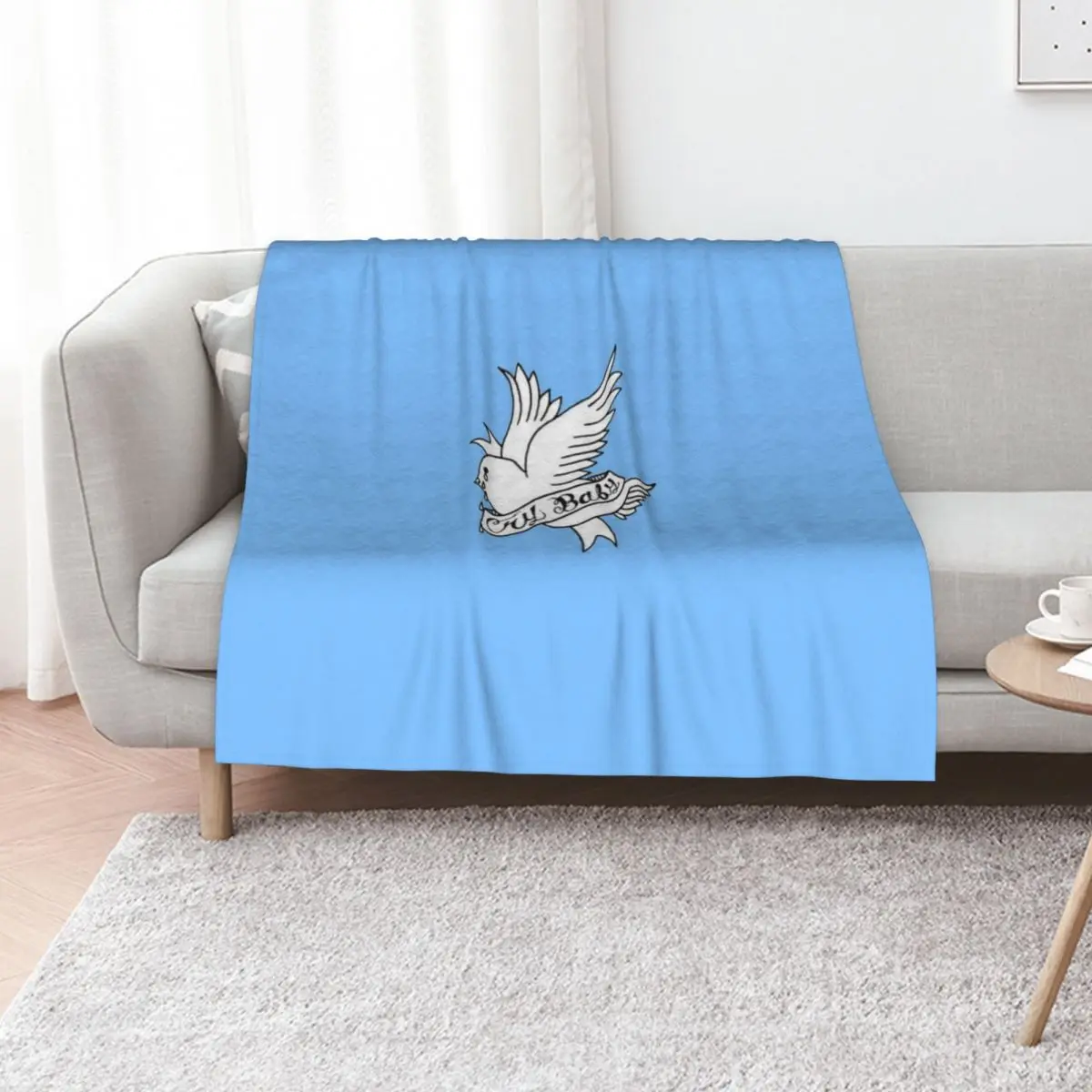 Crybaby Lil Peep Classic T-Shirt Throw Blanket Soft Comfort Blanket for Reading Watching TV