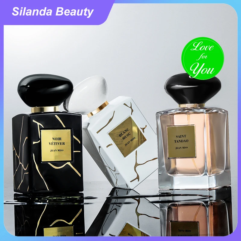 Luxury Brand Woody Scent 100ml Eau De Toilette Spray for Men Fresh Fruity Floral Tones Blanc Musc Women's Long Lasting Perfume