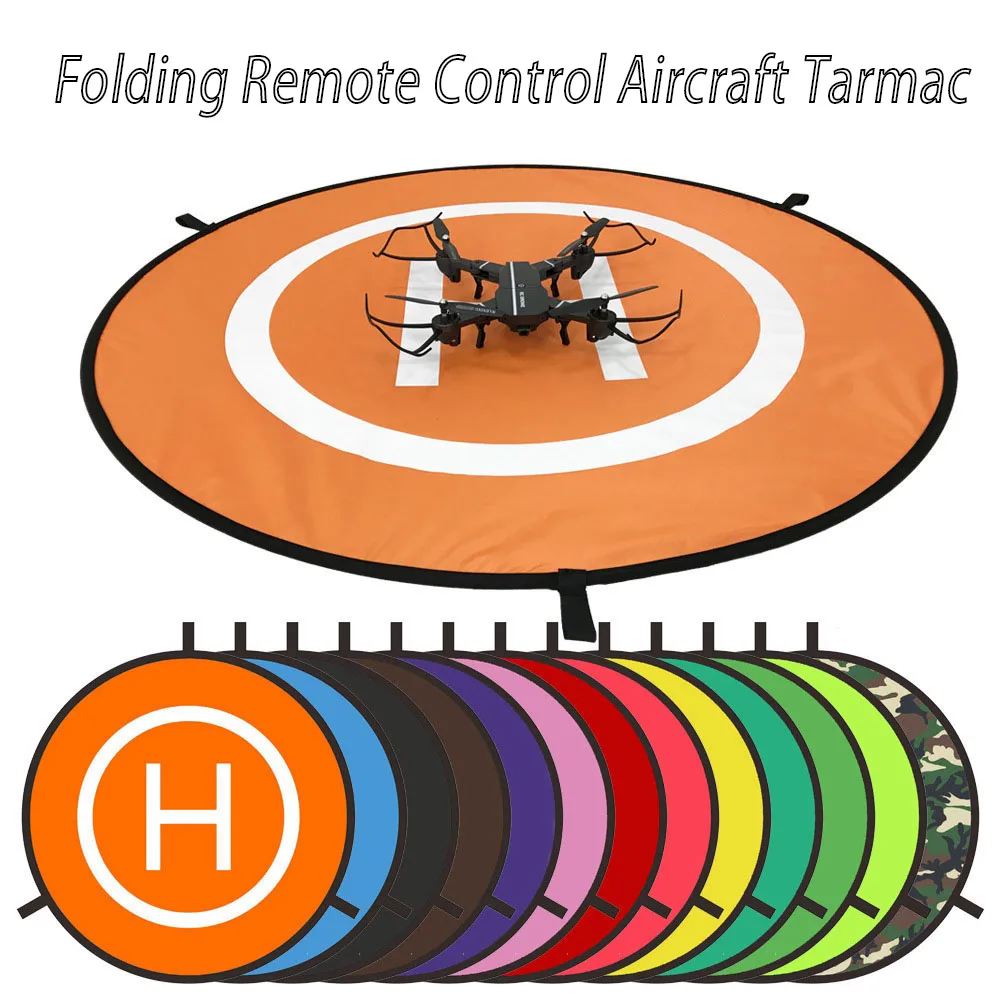 55cm Folding Remote Control Aircraft Tarmac Creative Glow-in-the-dark/normal/reflective Outdoor RC Airplane Tarmac Accessories