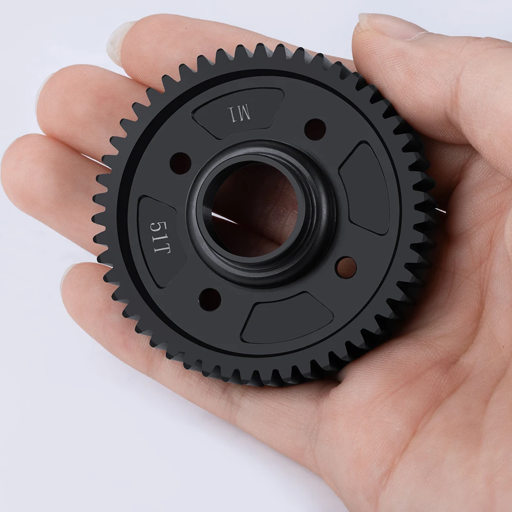 AXSPEED Metal M1 51T+20T Differential Gear for X-Maxx 1/5 RC Monster Truck Model Upgrade Parts