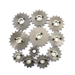 Front Engine 530# 20mm 10T 11T 12T 13T 14T 15T Teeth Chain Sprocket With Retainer Plate Locker for Motorcycle Dirt Bike ATV