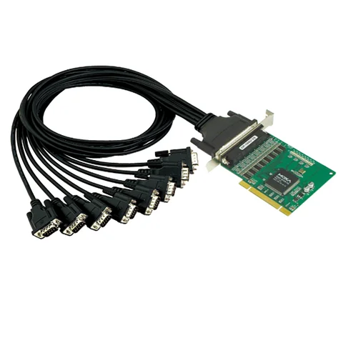 MOXA CP-168U V2.1 RS-232 8-port universal PCI multi-serial port controller Full modem control signal provided