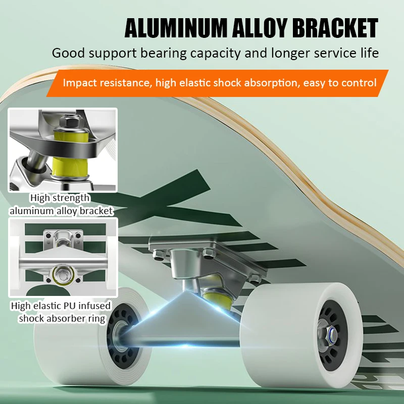 80cm deskorolka dla początkujących klon Longboard Street podwójnie wypaczona deskorolka dla dorosłych młodych dzieci Pro kompletne deskorolki