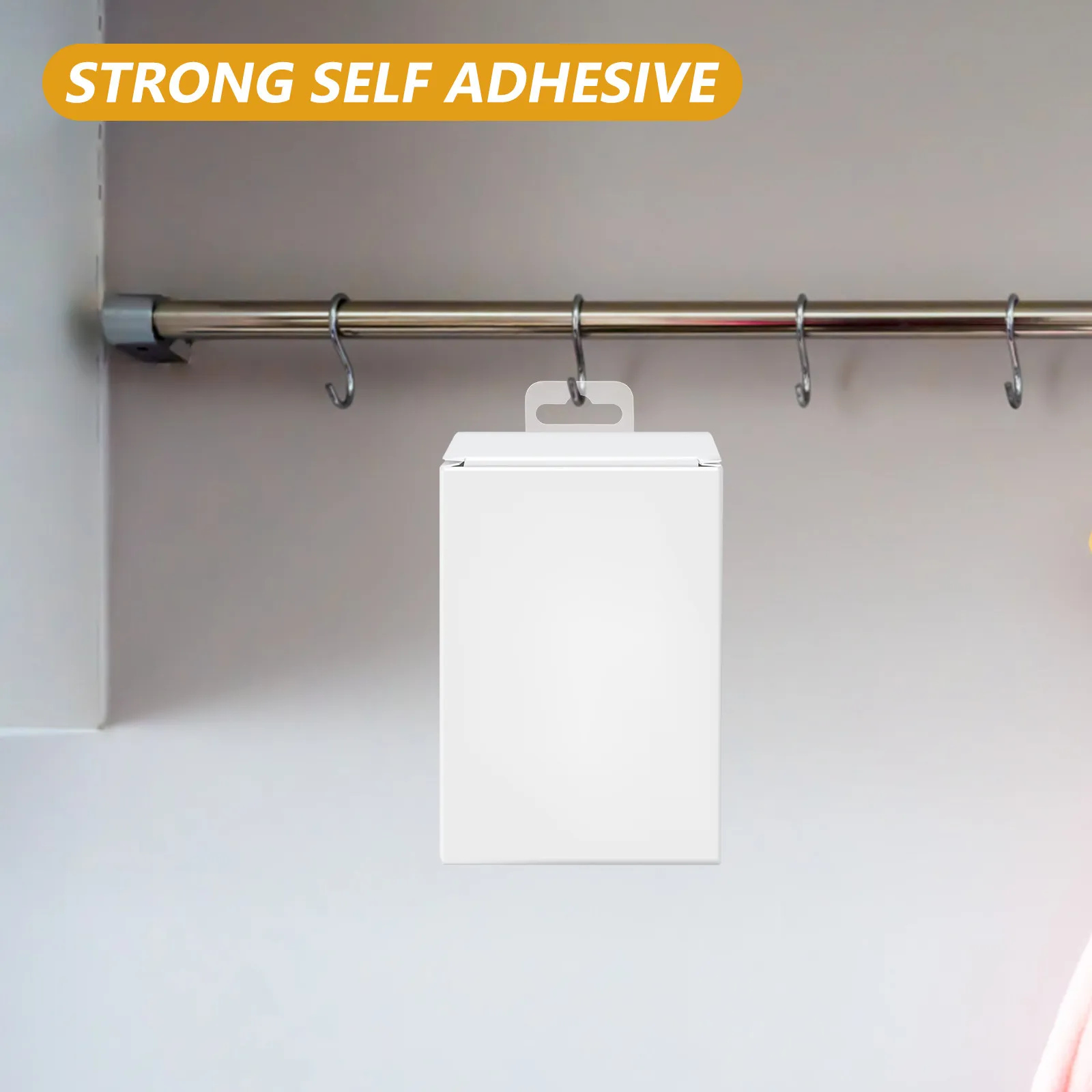 

300Pcs Clear Self-Adhesive Hanging Tabs Slot Hole Invisible Retail Display Hooks for Small Merchandise Craft Cards