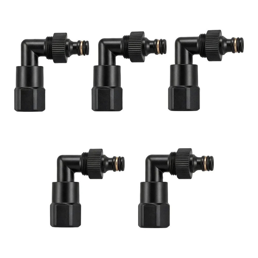 ABS Plastic Hose Elbow Fitting with Built in Rubber Sealing Ring for Leak Water Pipe Connections Under Normal Pressure
