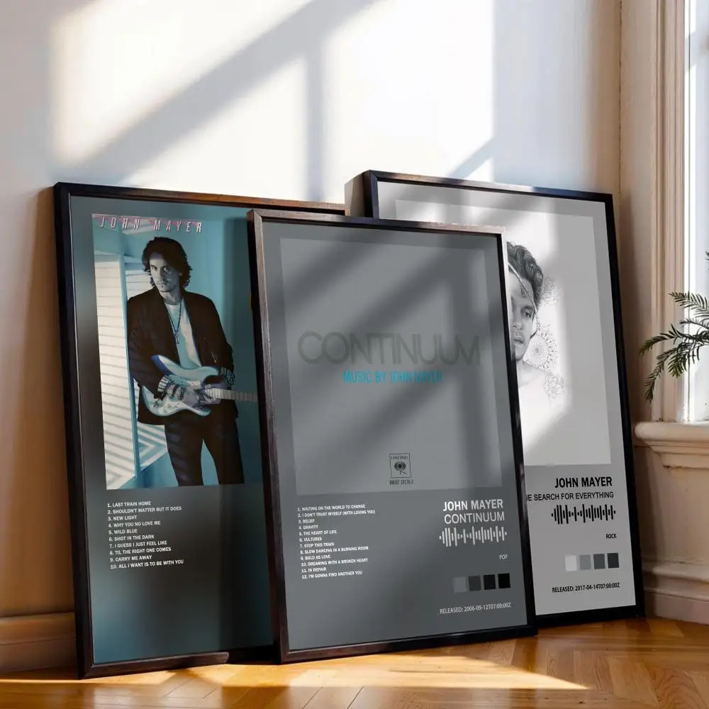 John Mayer Poster Music Album Cover For Room Canvas Painting Print Art Home Wall Decor Picture Gift