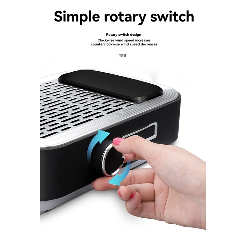 

80W Professional Nail Vacuum Cleaner Polishing Gel Pedicure EU Plug