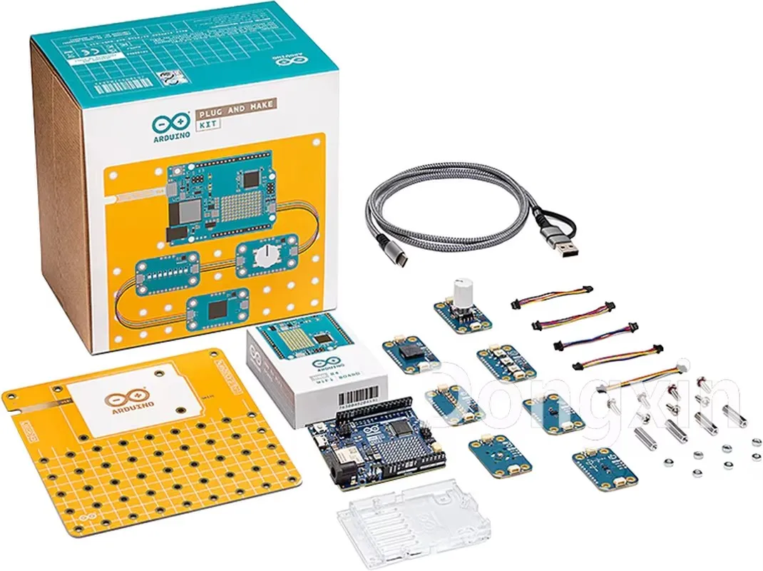 Kit Arduino Plug and Make AKX00069 UNO R4 WIFI RA4M1 ABX00087 Kit de desarrollo en stock, el original italiano
