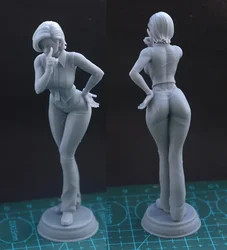 1/24 75mm 1/18 100mm Resin Model Figurine Office Girl Unpainted Painted RW-1101
