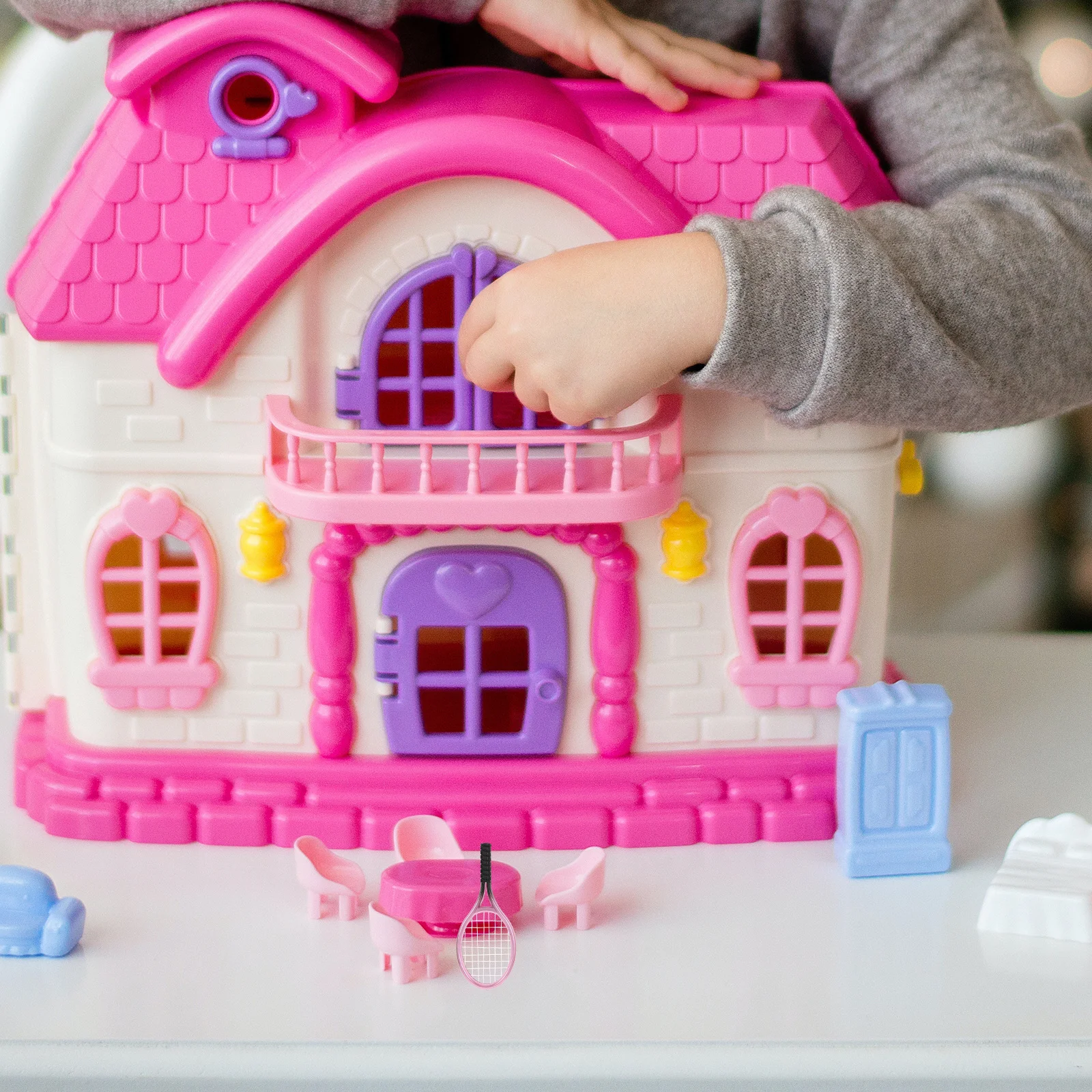 Мини-теннисный брелок, подвеска, спортивное украшение для сумок и ключей, уникальный подарок для энтузиастов и коллекционеров, универсальное использование, портативный