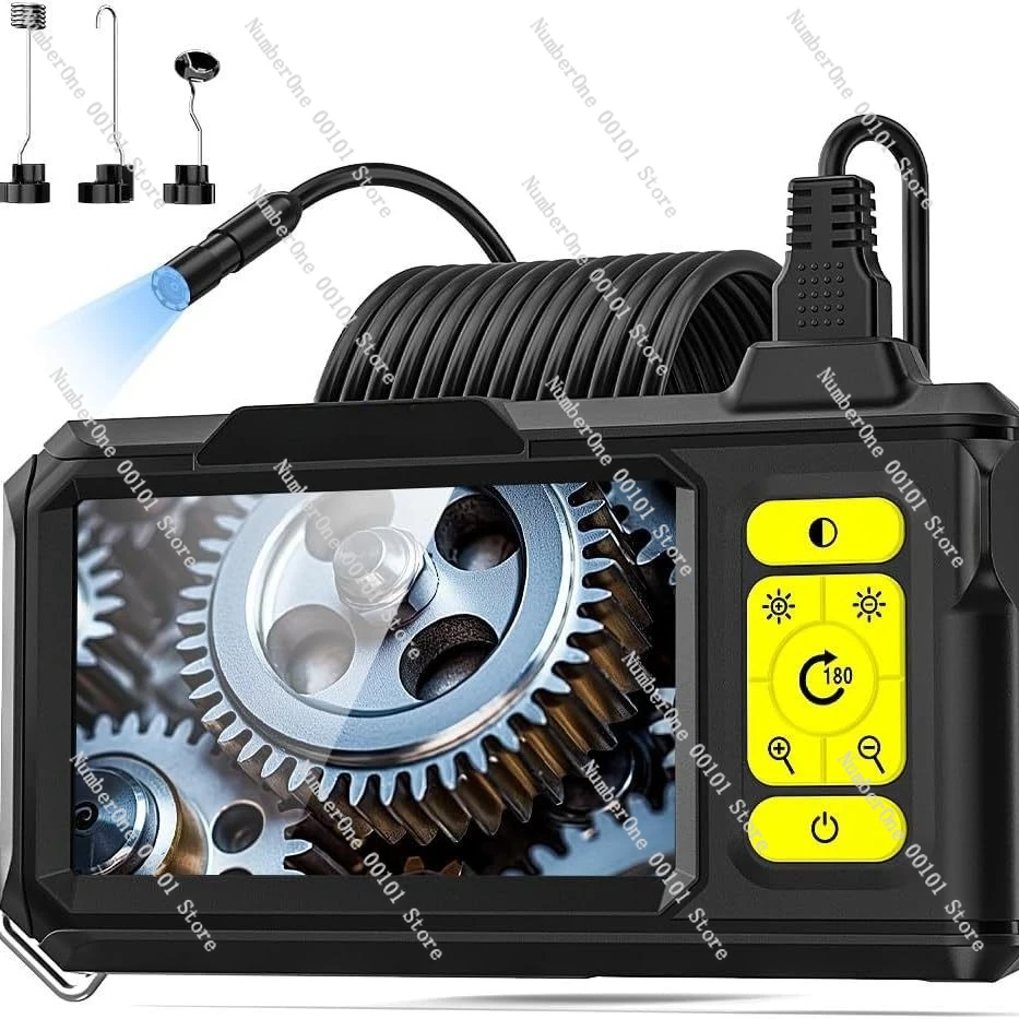 Industrial pipe endoscope 1080p high definition endoscope with screen 4.3 inch handheld endoscope