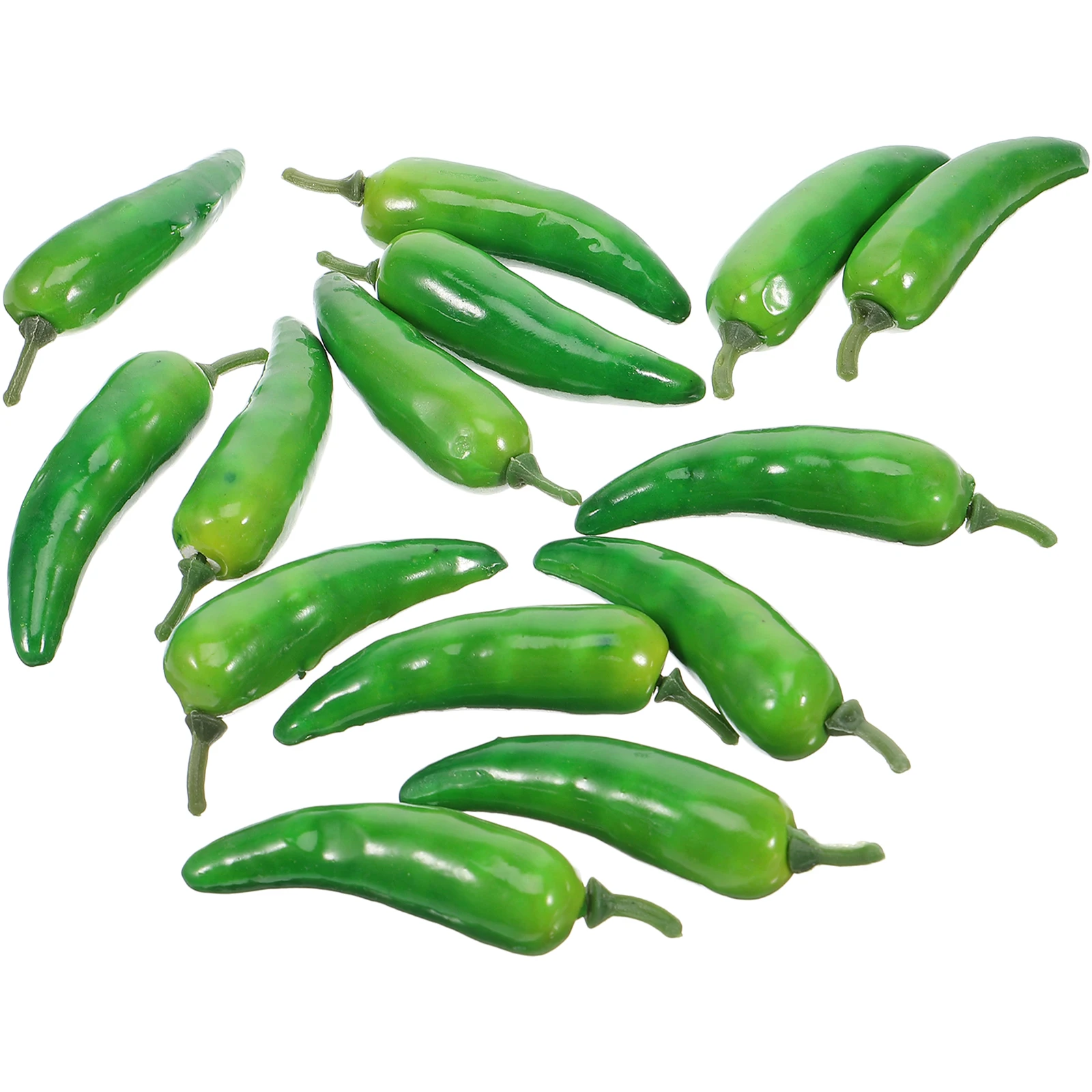 

30 Pcs Simulated Pepper Props Realistic Foam Decoration Artificial Food Ornament Mini Model Vegetable Shop Display Photo Prop