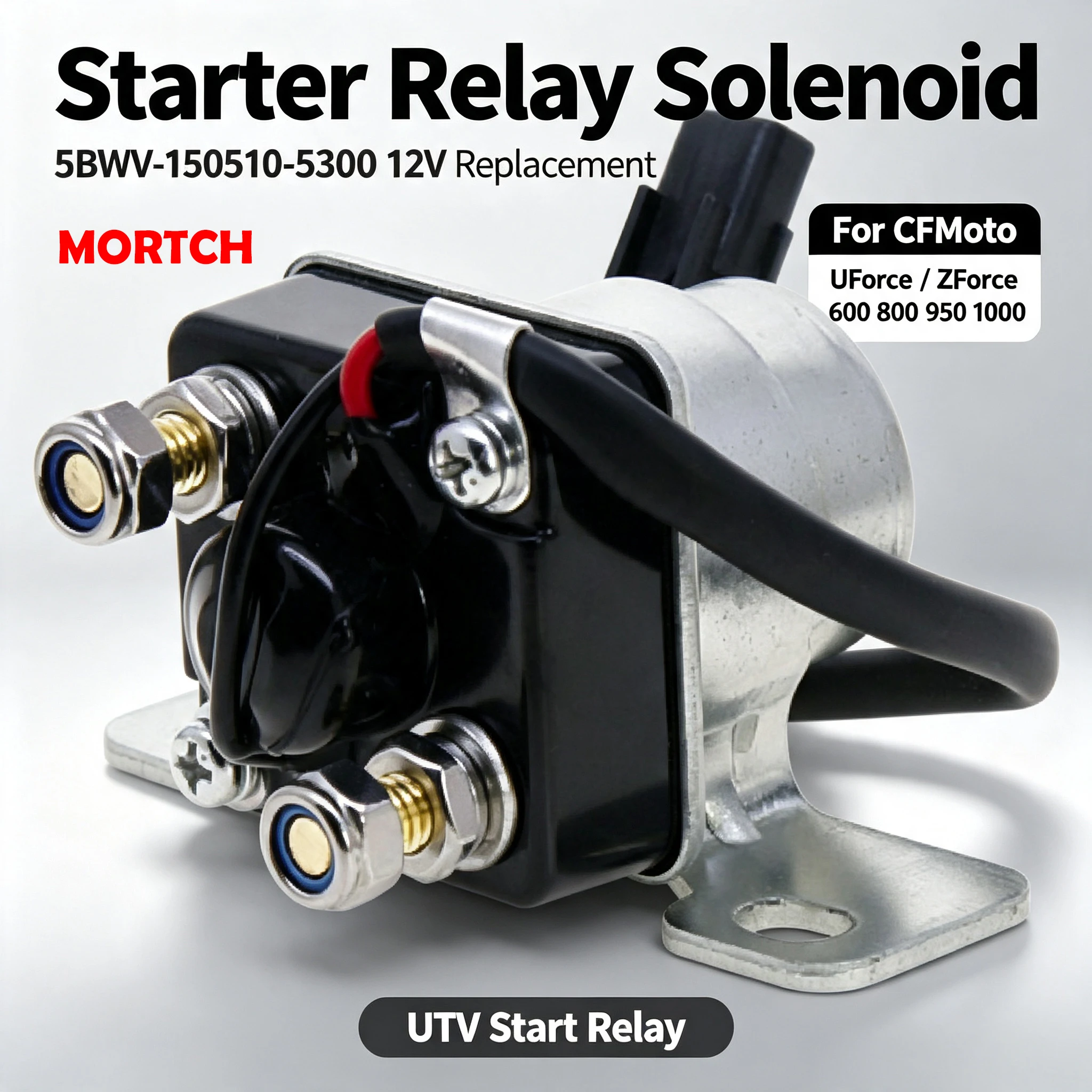 Anlasserrelais 5BWV‑150510‑5300 5BWV‑150510‑5301 Für CFMoto UForce ZForce 600 800 950 1000 UTV ATV Ersatzteil – Detail 1