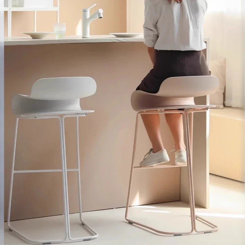 

Minimalist Fashion Bar Stools Sturdy Modern Nordic Designer Bar Stools American Library Island Metal Cadeira Home Furniture