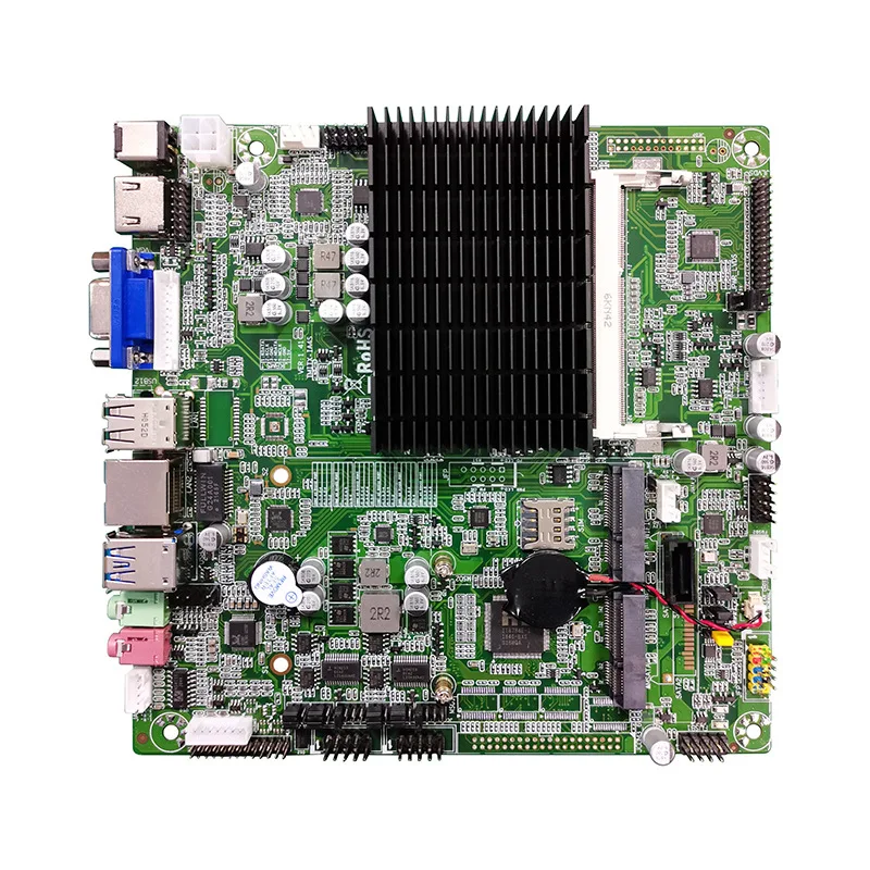 New J1800 industrial control main board x86 single network 6 serial industrial computer ITX all-in-one computer main board