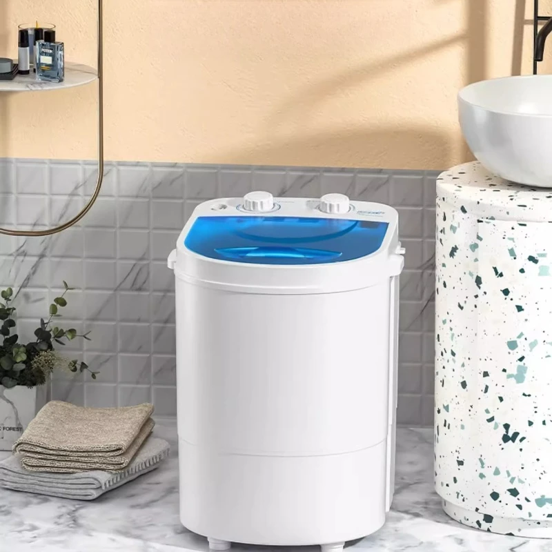 

Мощная стиральная машина с одним баком, глубокая очистка, управление поворотными переключателями, низкий уровень шума, экономия места, бытовая техника