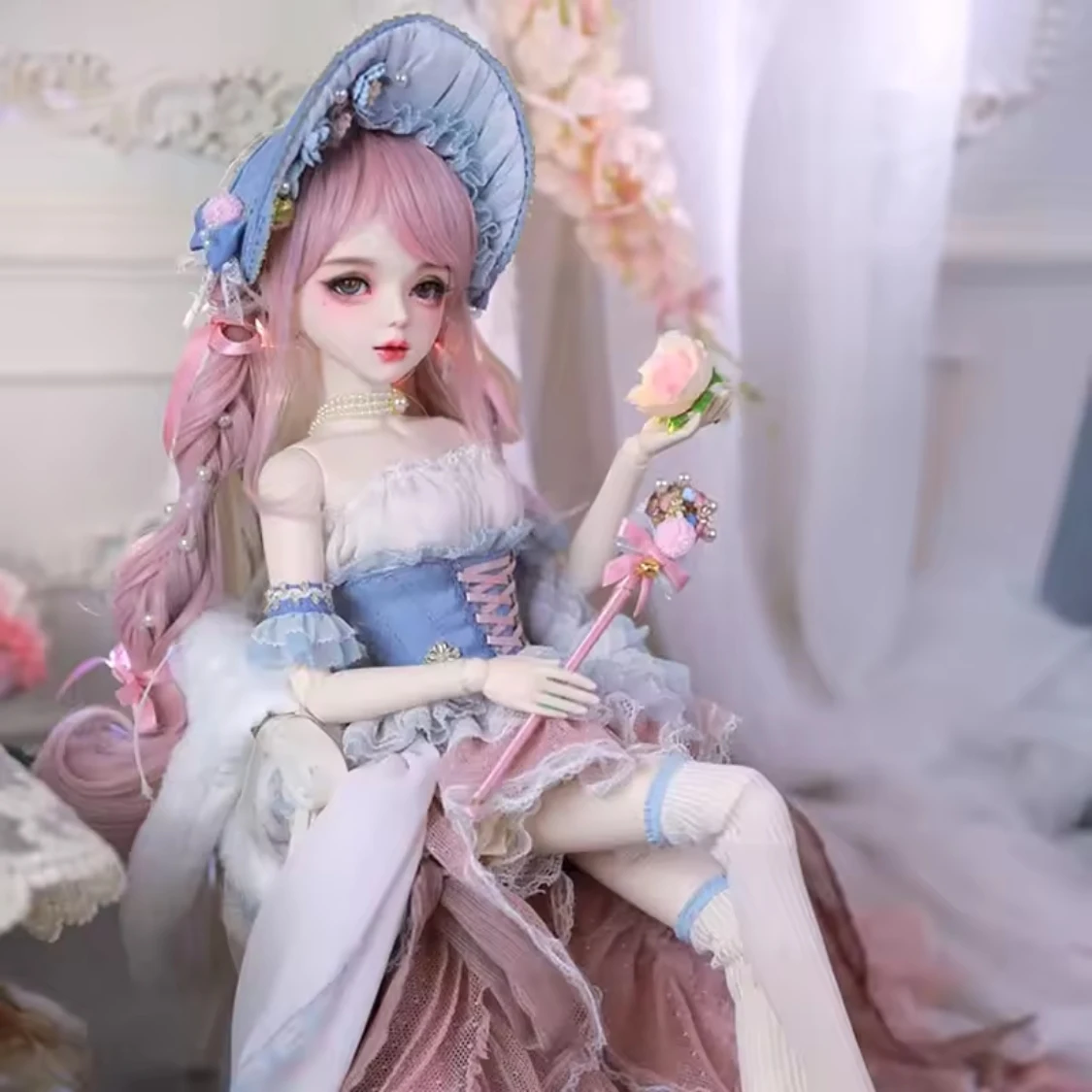 

Набор шарнирных кукол BJD/корпус из ТПЭ Fair Skin + металлический каркас/коллекционная настраиваемая фигурка своими руками