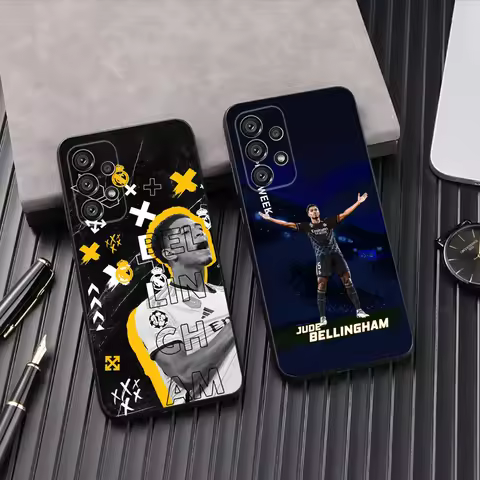Football 5 J-JudeS-S Phone Case For Samsung Galaxy A13,A21s,A22,A31,A32,A52,A53,A71,A80,A91 Soft Black Shell