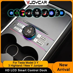 New Arrival LCD Intelligent Buttons Knob for Tesla Model 3 Y 3 Highland New Y Juniper USB Type-C Port Physical Control Dock