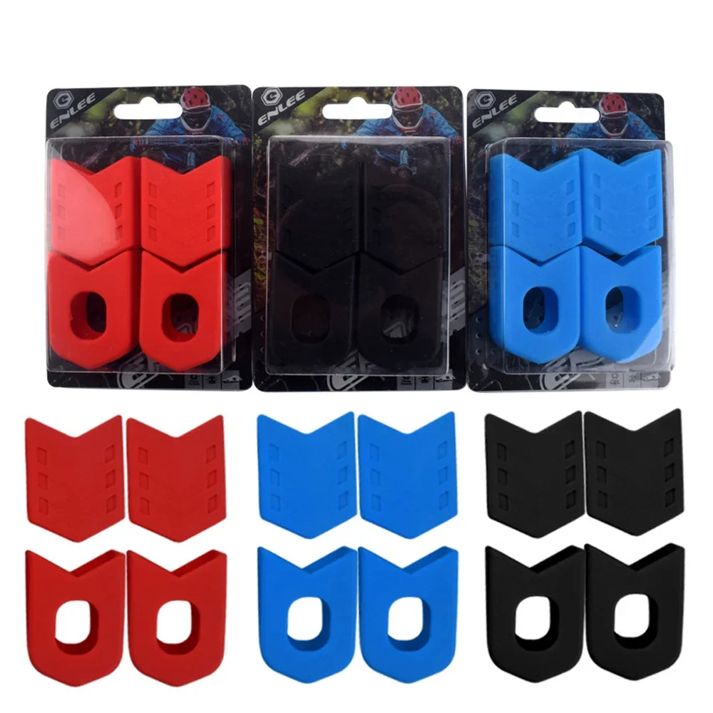 1 Pairs MTB Road Bike Bicycle Crank Arm Protector Cover Crankset Protector Silicone Bike Crank Boots Dust Proof Cover Boot