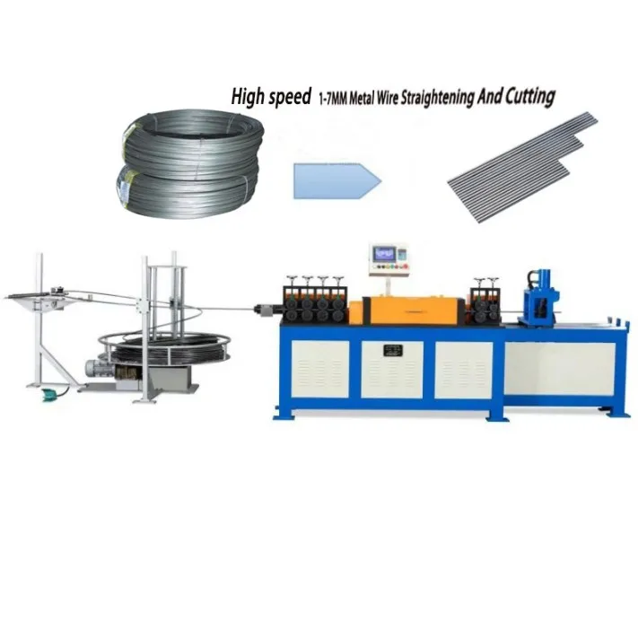New Hot Selling Steel Wire Straightening & Cutting Machine with Motor Clutch 380-440V High-Speed 60m/min