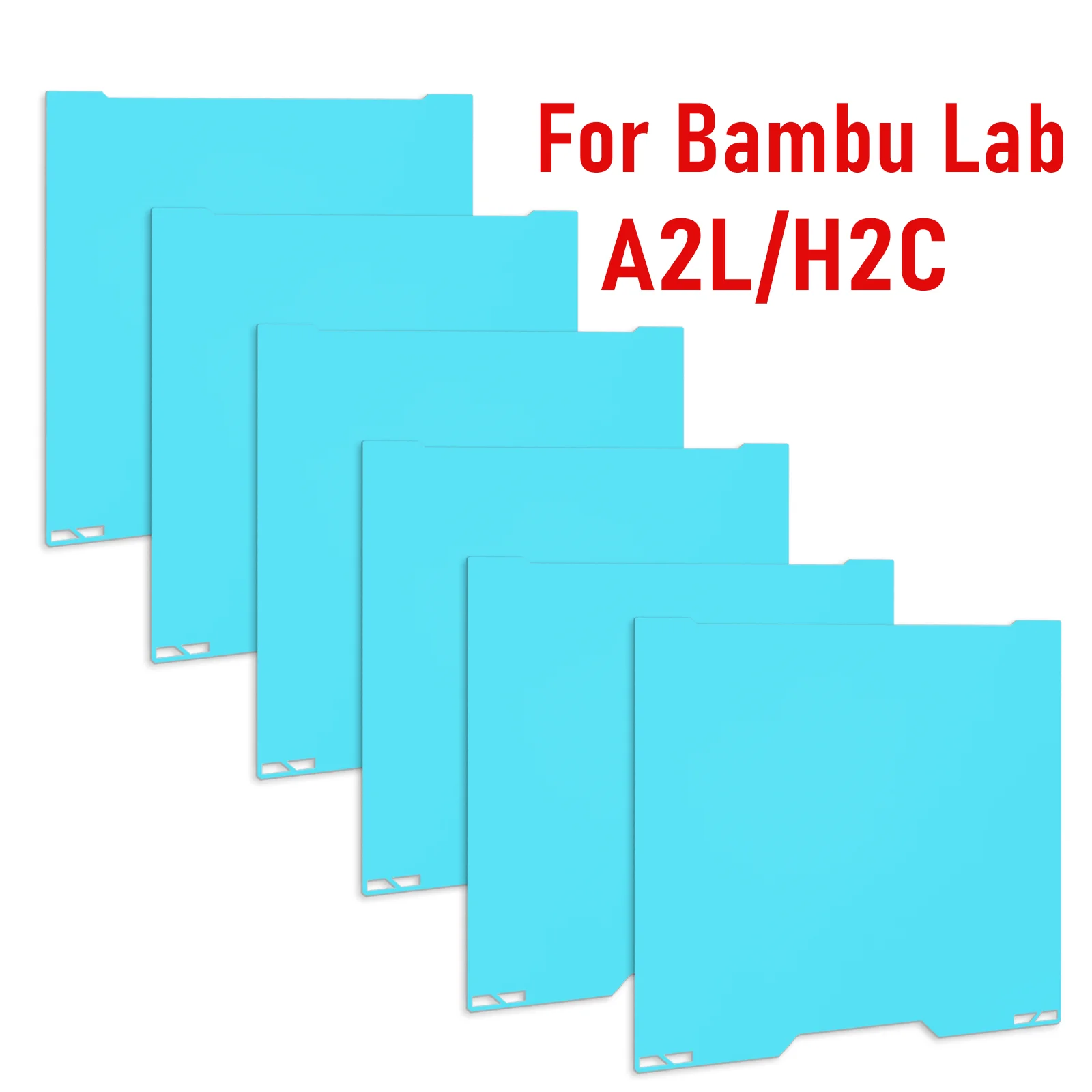 

For Bambu Lab A2L H2C Bed Double Sided Bambulab Smooth Build Plate Hiqh Quality For Bambu Lab H2C Accessories Spare Part