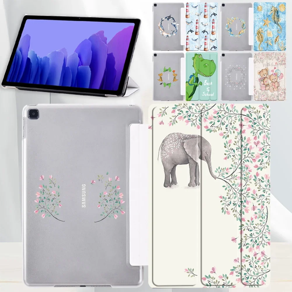 

Tablet Case for Samsung Galaxy Tab A7/Tab A 10.1 Tablet Drop-proof and Dust-proof Cute Mini Protective Cover + Free Stylus