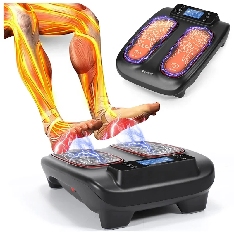 3 in 1  EMS Foot Stimulator Foot Heating Massager with Body Tens Patch Massage and Heating Waist Belt 99 Level