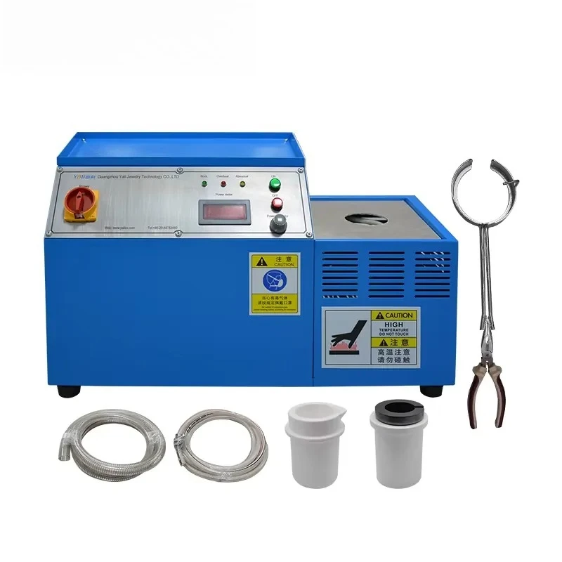 Hot-selling 1-3kg Gold Capacity Mini Melting Machine 5KW 220V Motor CE Certified Fast Melting Platinum Palladium Stainless