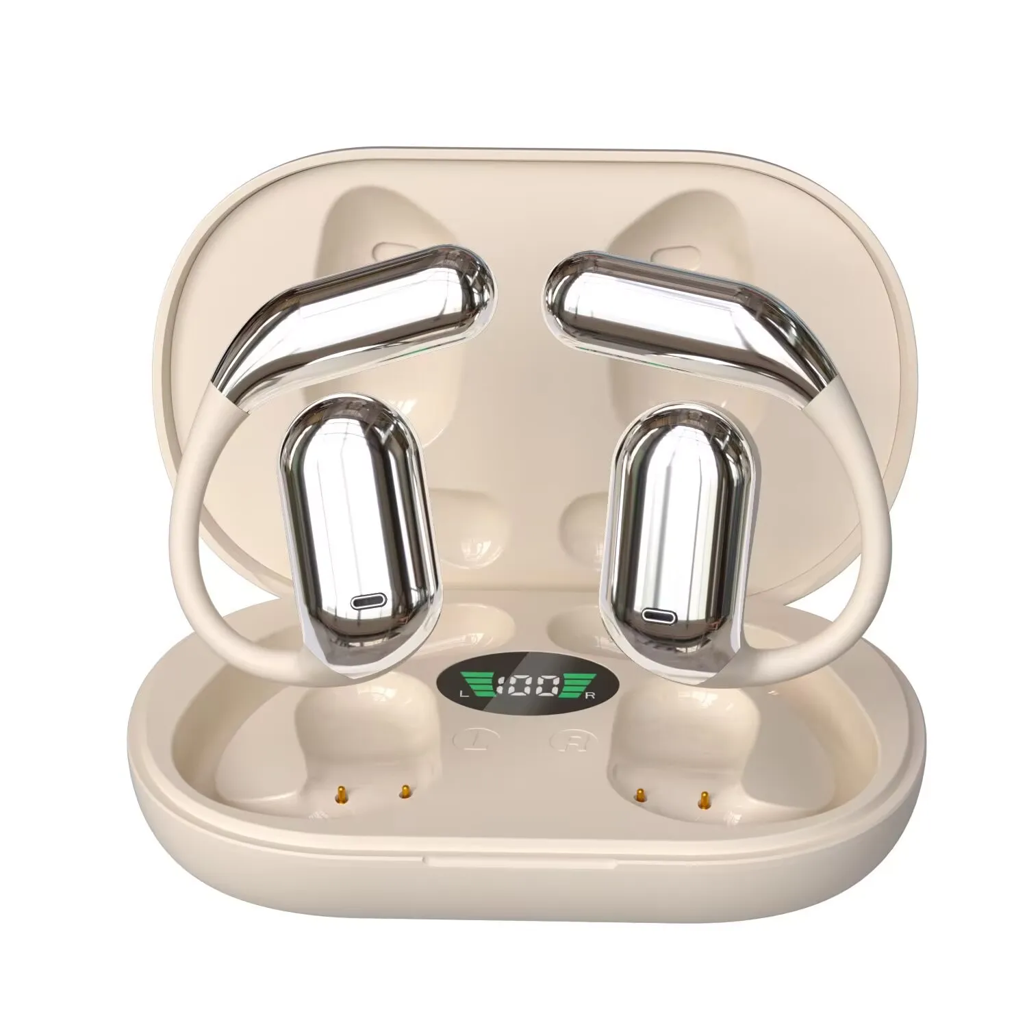 AI Vertaler Oordopjes 144 Talen 3-in-1 Ruisonderdrukkende Bluetooth 5.3 Headset Instant Vertaler Smart Voice Real Time
