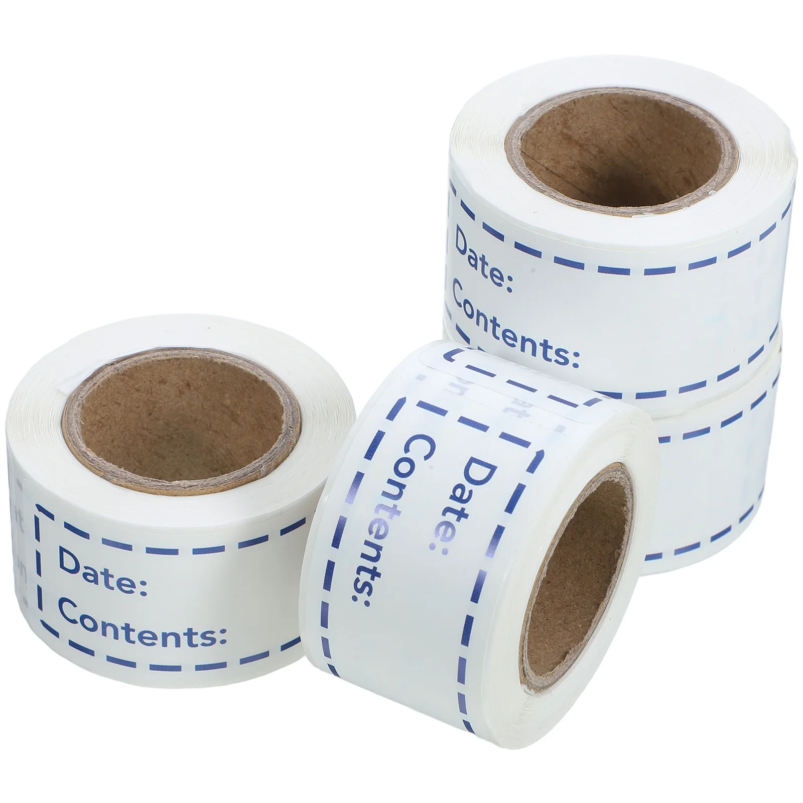 4 لفات من ملصقات الملصقات الغذائية، ملصقات الفريزر القابلة للإزالة للتخزين، لاصقة محمولة قابلة للكتابة، ملصقات وضع العلامات على زجاجة المطبخ #3