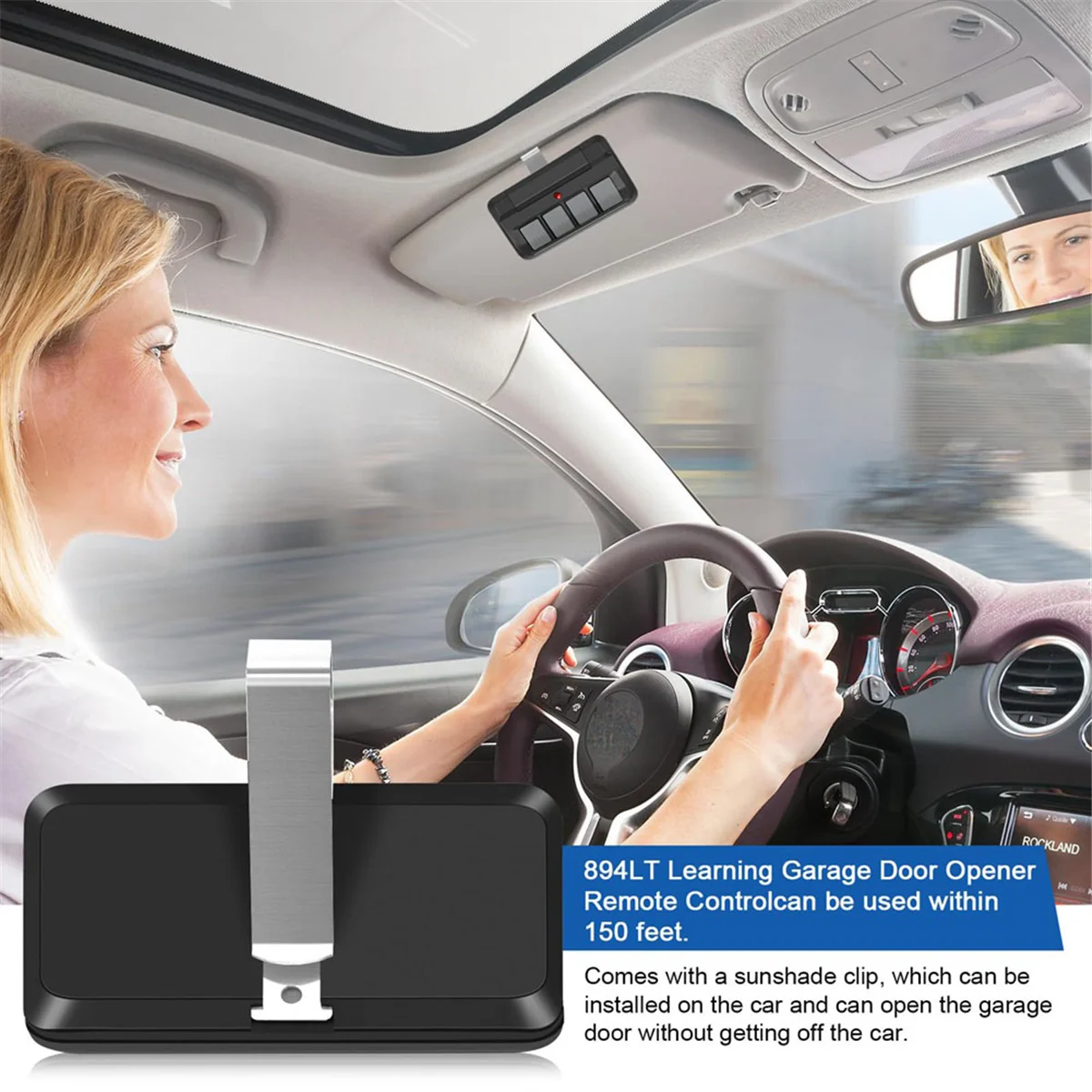 2 упаковки 894LT пульт дистанционного управления для открывания дверей заменяет 811LM 61LM 361LM пульт дистанционного управления для гаража, совместимый с LiftMaster_A02I