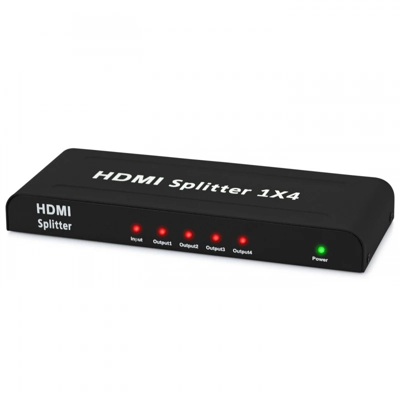 HDMISplitter 1 to 41X4One in, four outHDMIFrequency divider 1080P One to four4road distributor