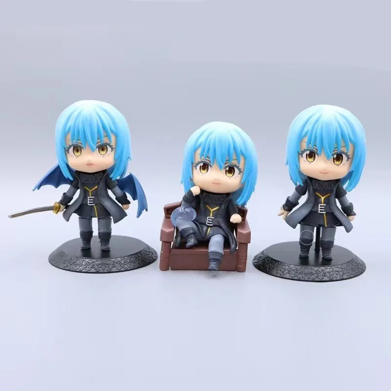 Naquela época eu reencarnei como um slime anime figuras rimuru milim kawaii figura de ação pvc modelo brinquedo coleção crianças para presente