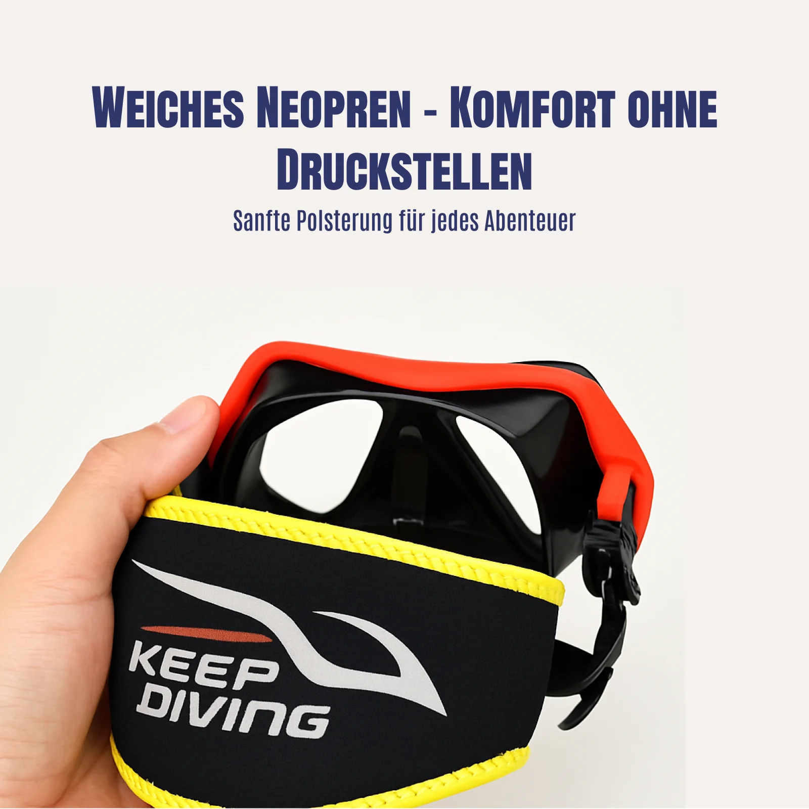 Diving Mask Strap Cover Neopre - Diving Mask ulasan dan harga