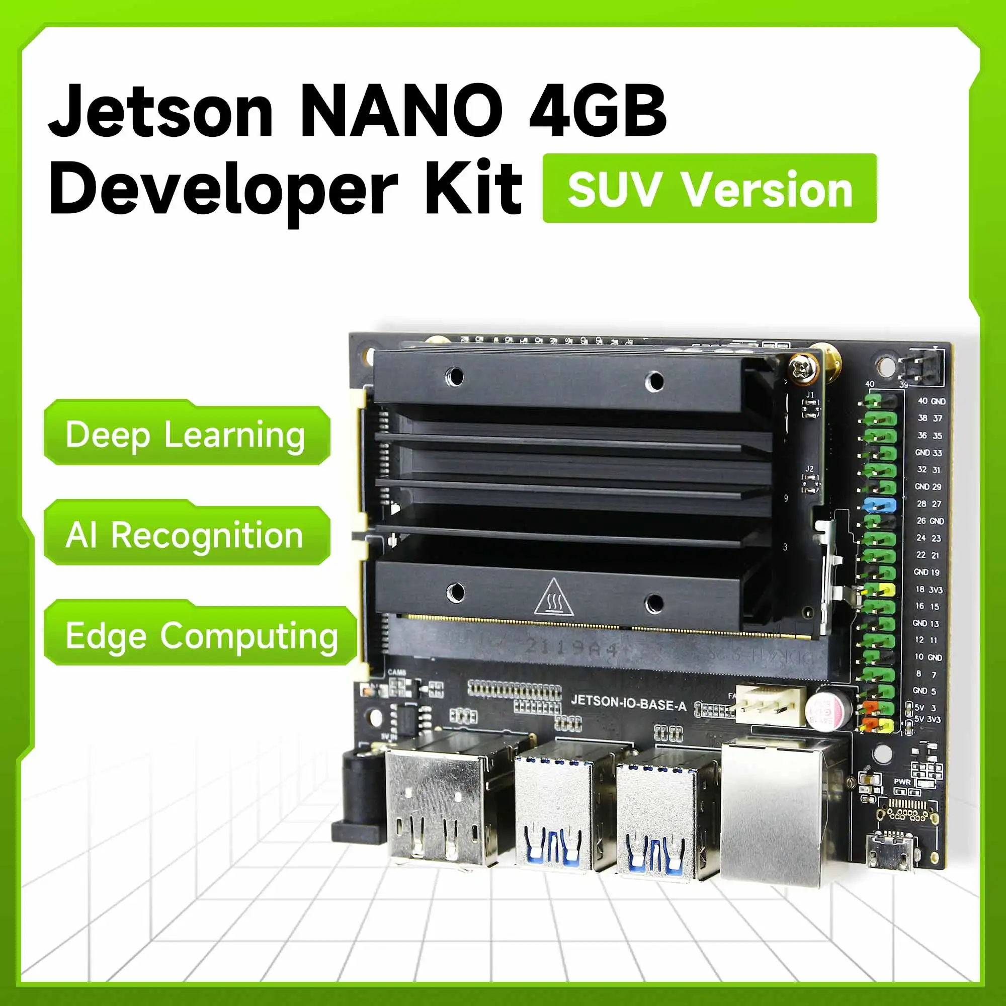 Jetson Nano 4GB Developer Kit Jetson NANO SUB Board For Artificial Intelligence Programming Deep Learn ROS2 Robotics