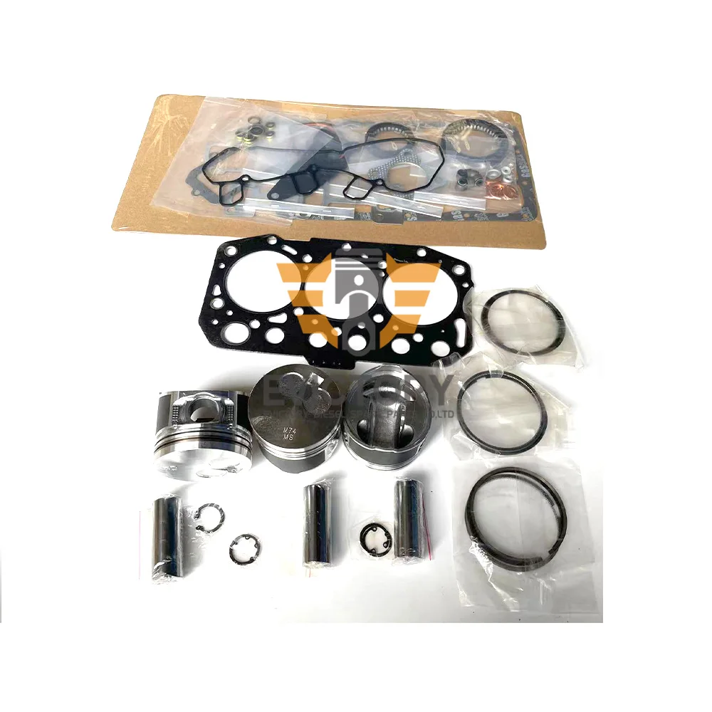 For Yanmar 3TNM74 rebuild kit piston + ring + overhaul cylinder head gasket kit