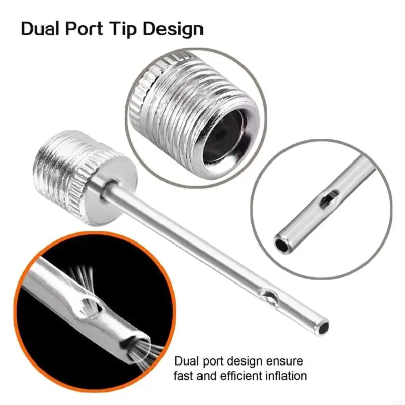 Q84C ballen pomp naald fietsbanden kleppen adapter inflatie mondstuk lucht inflator adapter