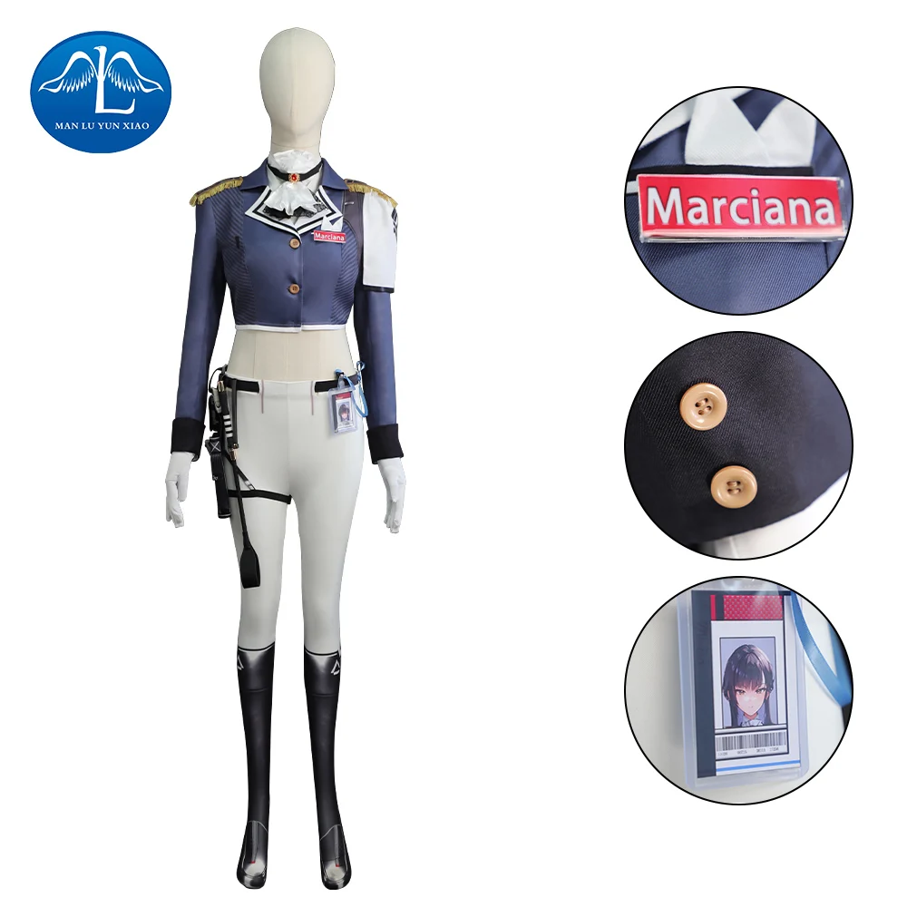 

Marciana Cosplay Goddess Of Victory: Nikke Marciana Cosplay Halloween Carnival Full Set Marciana Uniform Cosplay Costume