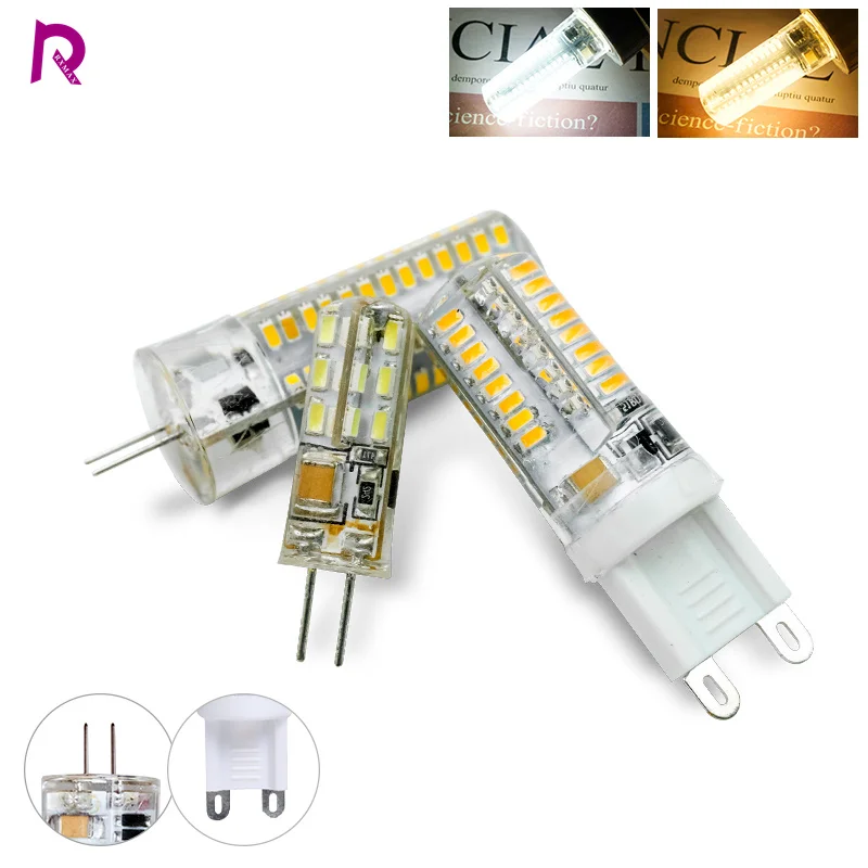 

G4 Led Bulb G9 3W 5W 7W 9W 12W AC DC 12V 220V Saving Silicone Lamp 360Beam Angle Replace Halogen Light Spotlight Chandelier