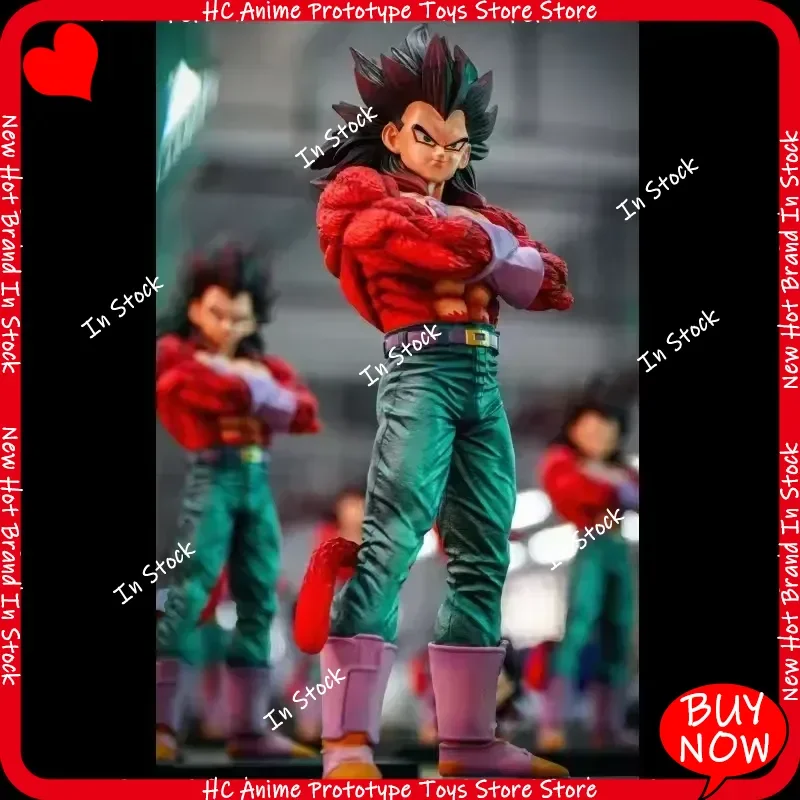 

Large JT Vegeta Super Four Form Dragon Ball Anime Figure Detailed Manga Collectible Model Indoor Desktop Display Decor Gift