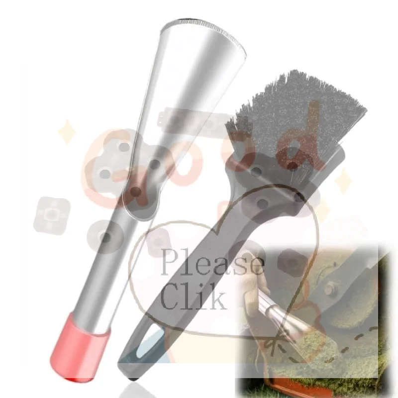 【HG】2 Pcs Lawn Mower Cleaning Kit Efficient Scraper & Brush Stainless Steel Ergonomic For Professional Lawn Maintenance