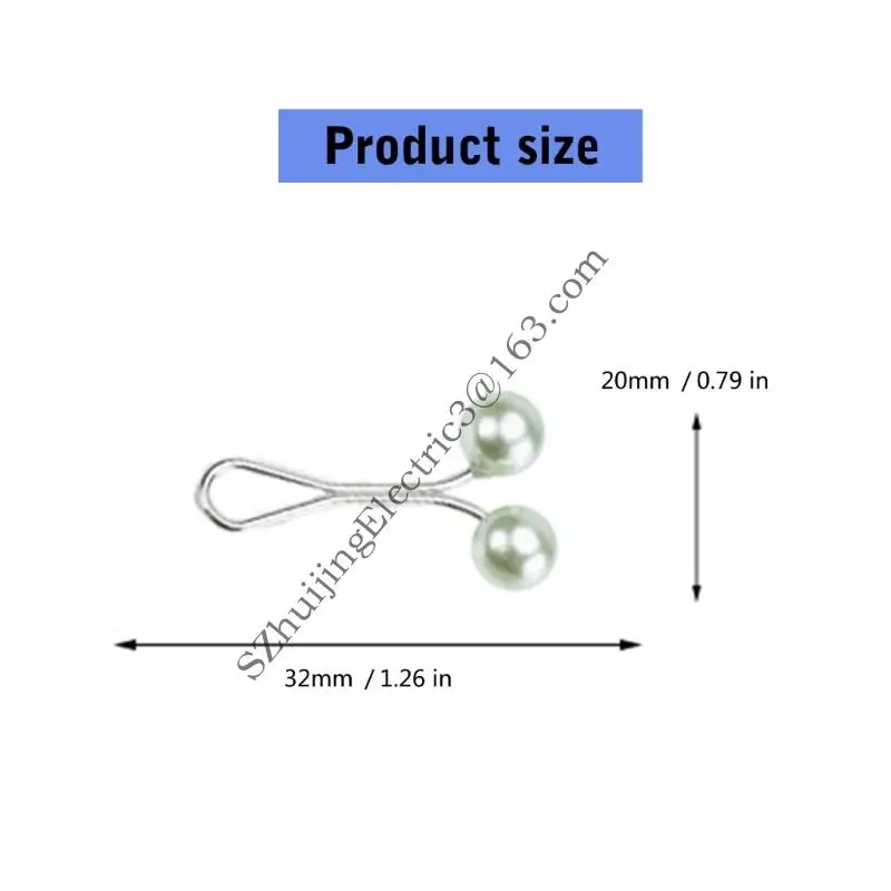 .D0lc Pin Hijab Set 9 clip sicurezza delle perle per sciarpa femminile e i gioielli per il velo per sciarpa e il