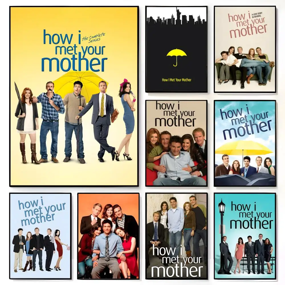 sitcom tv print H-How I Met Your Mother Poster American Film Mural Home Childrens Room Wall Decor Print