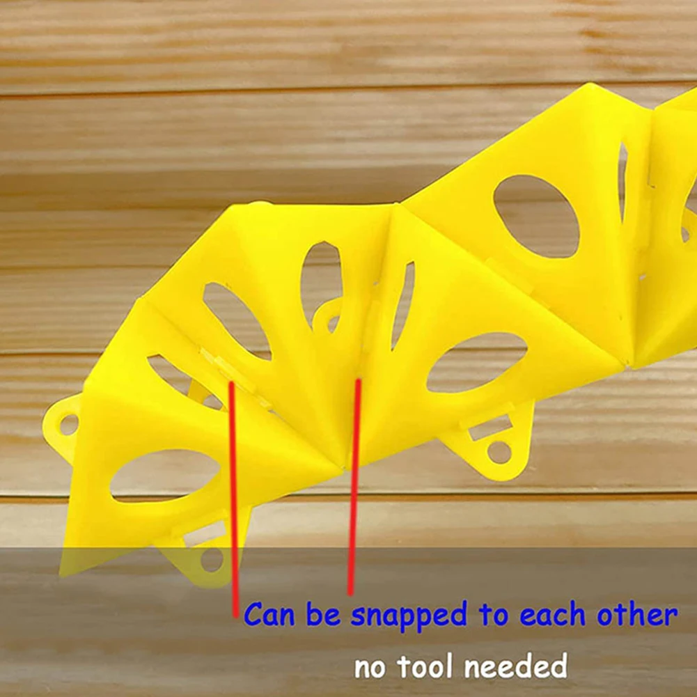 Juego de soportes de pirámide de 10 piezas, herramienta de pintura triangular portátil antideslizante, puertas de armario ligeras, persianas para carpintería y carpintero